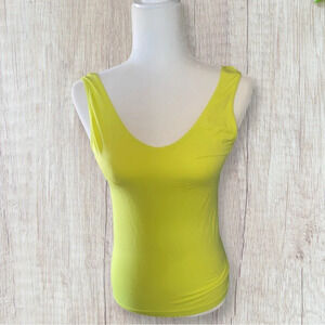NWT Y2K Energie XL Vibrant Lemon Tonic Stretch Top – Scoop or V-Neck Versatility